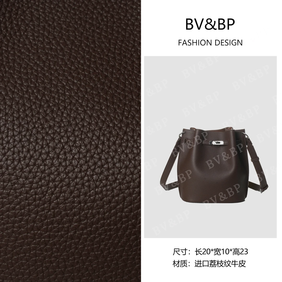 BV&BP· 原创设计 真皮高定单肩斜跨包-8085乌木咖