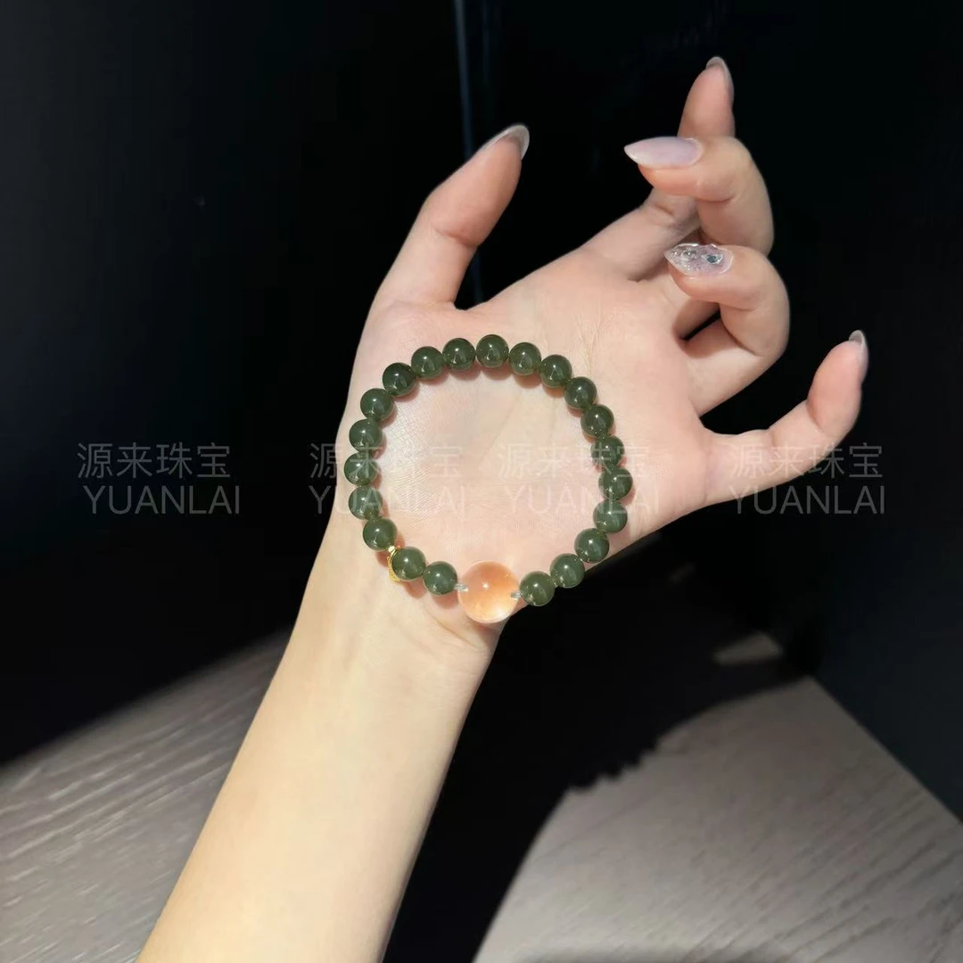 源源手作*苍碧含晖手串E