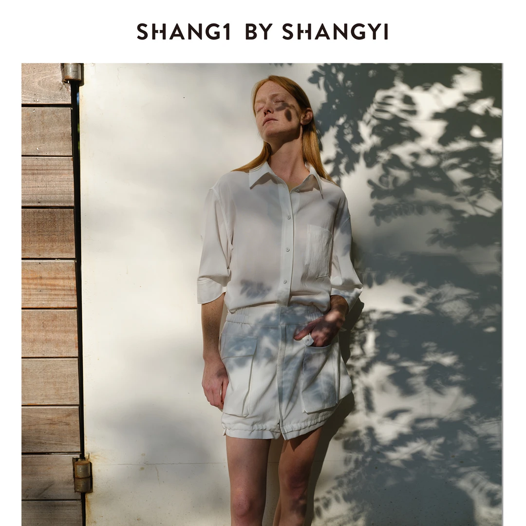 SHANG1 BY SHANG YI衬衫贴袋连衣裙S25AD39