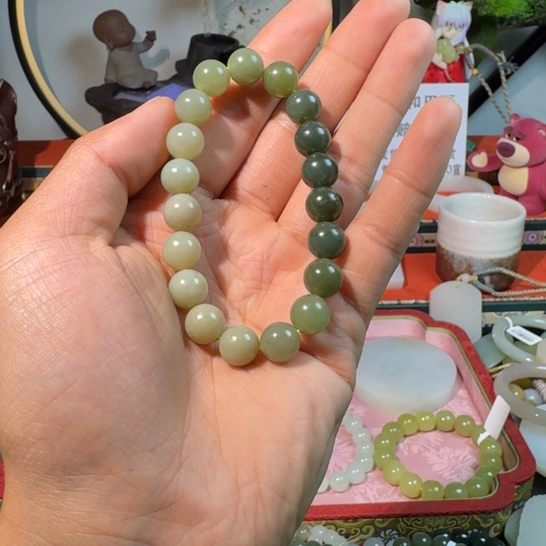 和田玉手串未镶嵌