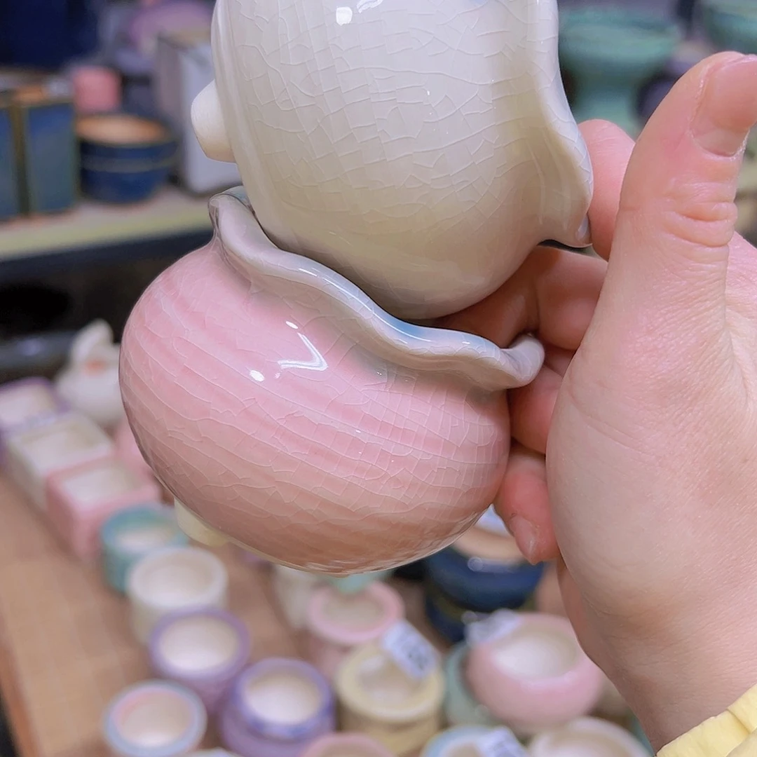 红陶陶瓷花盆当场满12包邮