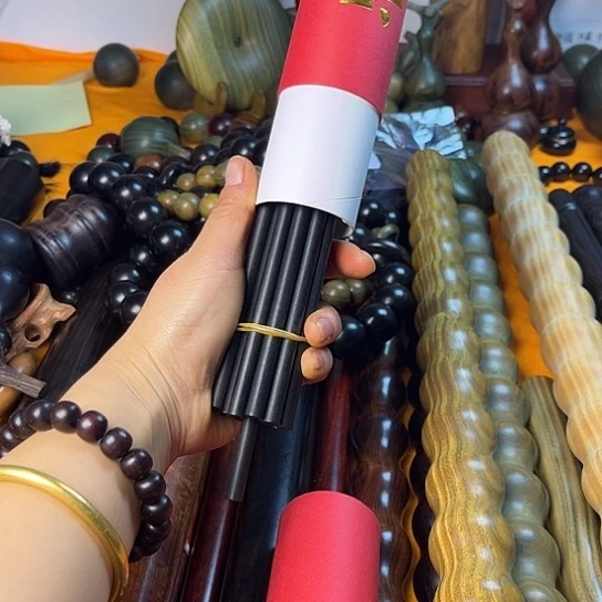 木紫光檀筷子10双豆豆豆