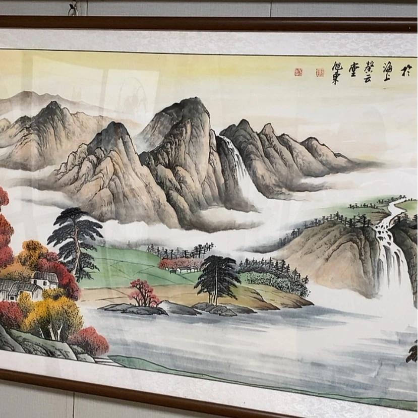 【闪购商品】国画手绘国画带框