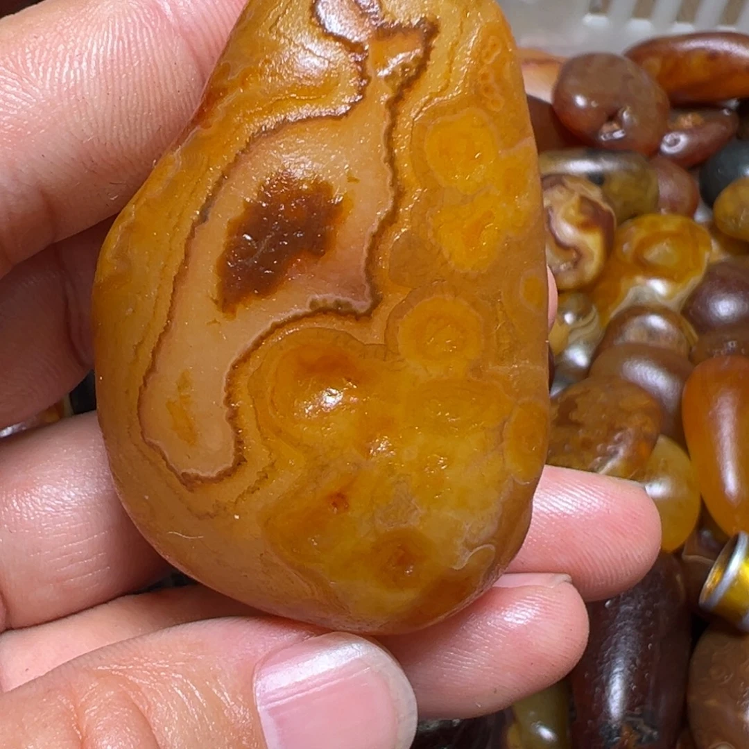 心***斋瓷片马达加斯加奇石