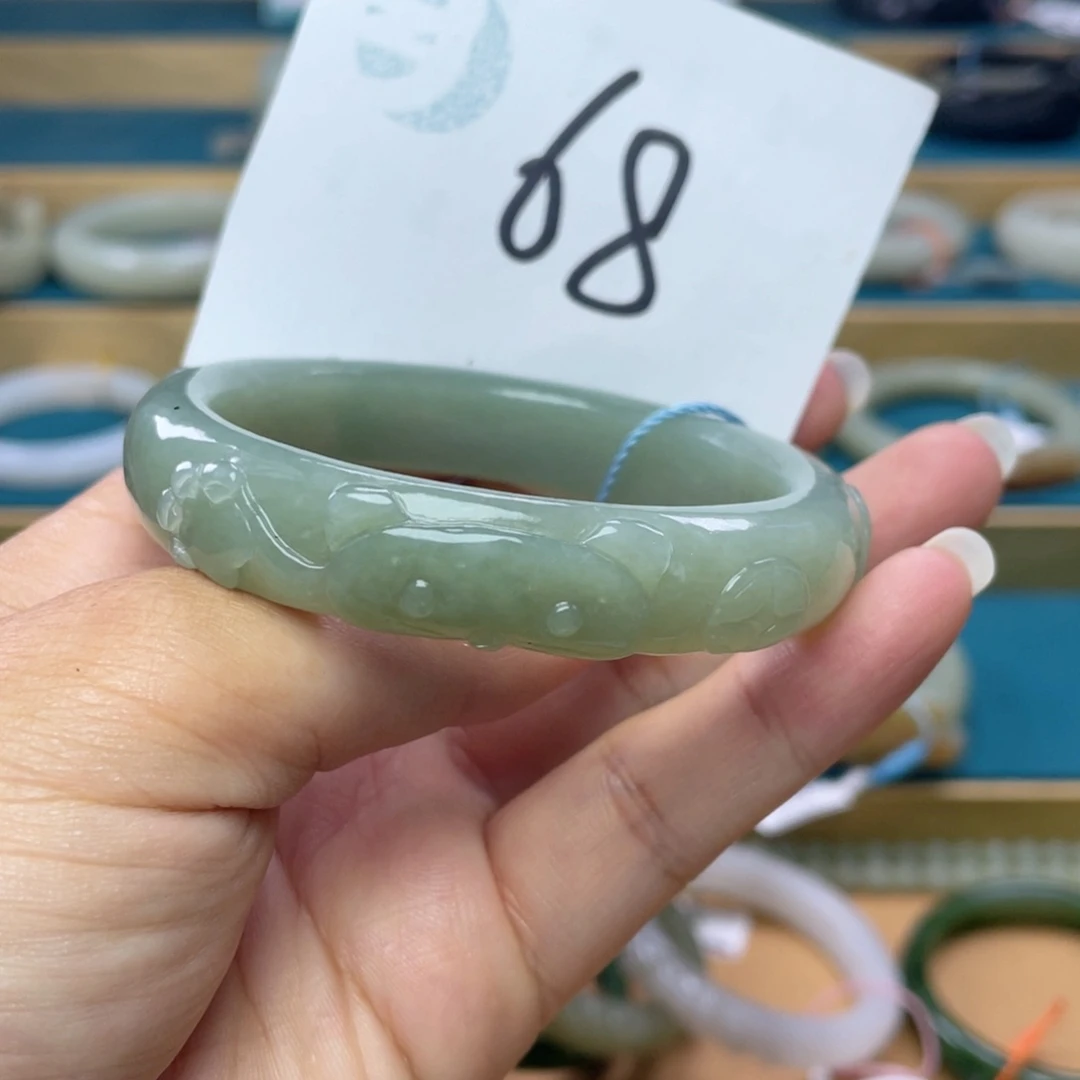 未镶嵌手镯和田玉圈口57