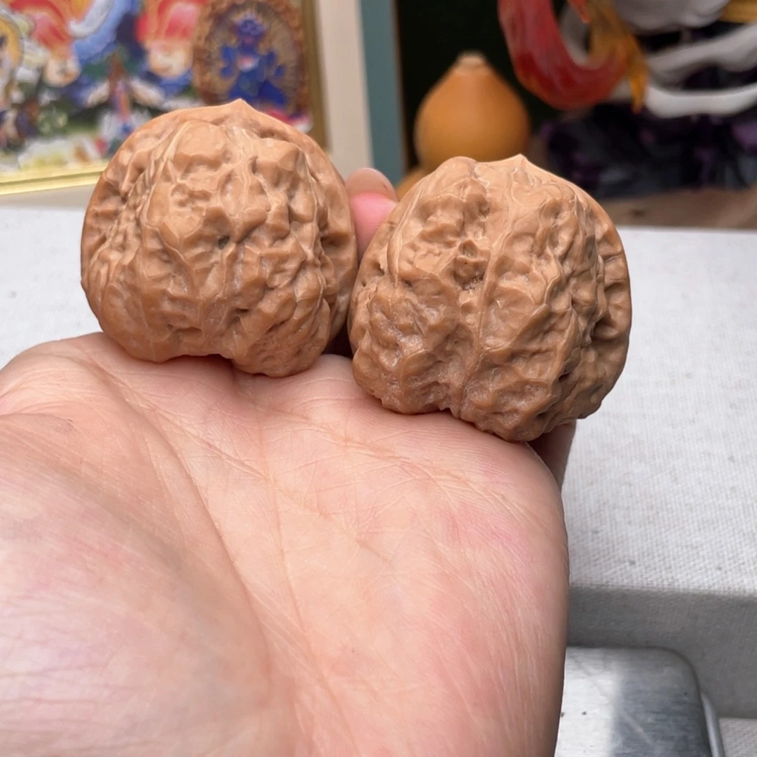 把件文玩核桃蛤蟆头37尺23号