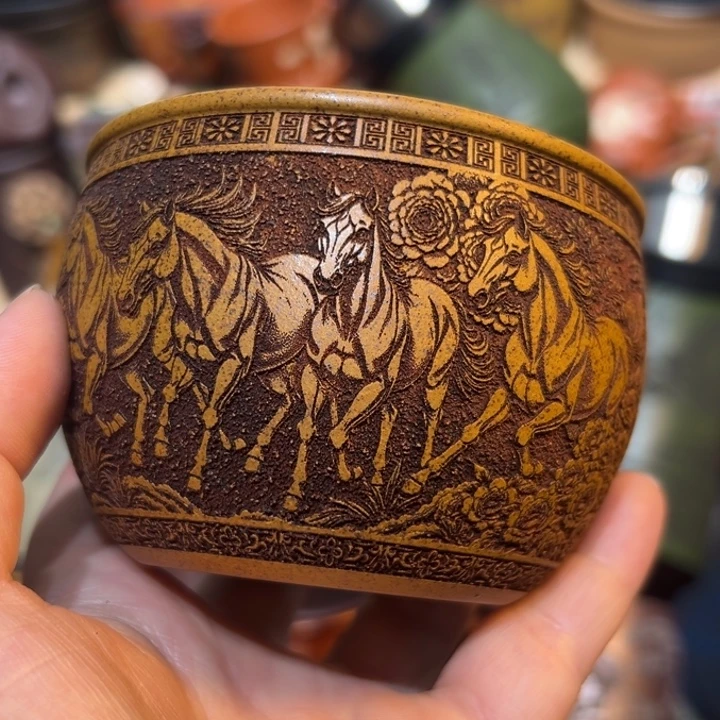 茶杯紫砂宜兴紫砂主人杯