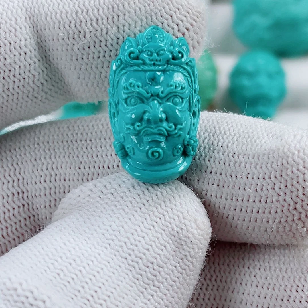 绿松石未镶嵌车挂