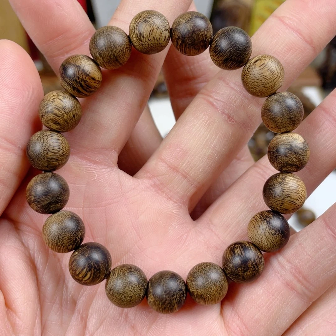 沉香手串越南芽庄白棋老料满瘤疤1.0