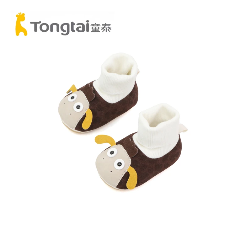 Tongtai/童泰秋季婴儿步前鞋软底学步鞋宝宝袜鞋0-1周岁T5303-51