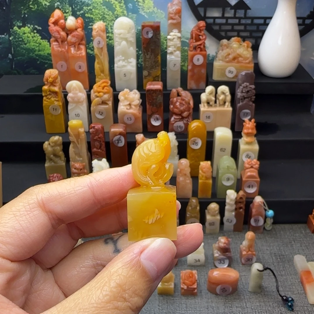 督***今印石寿山石小印章