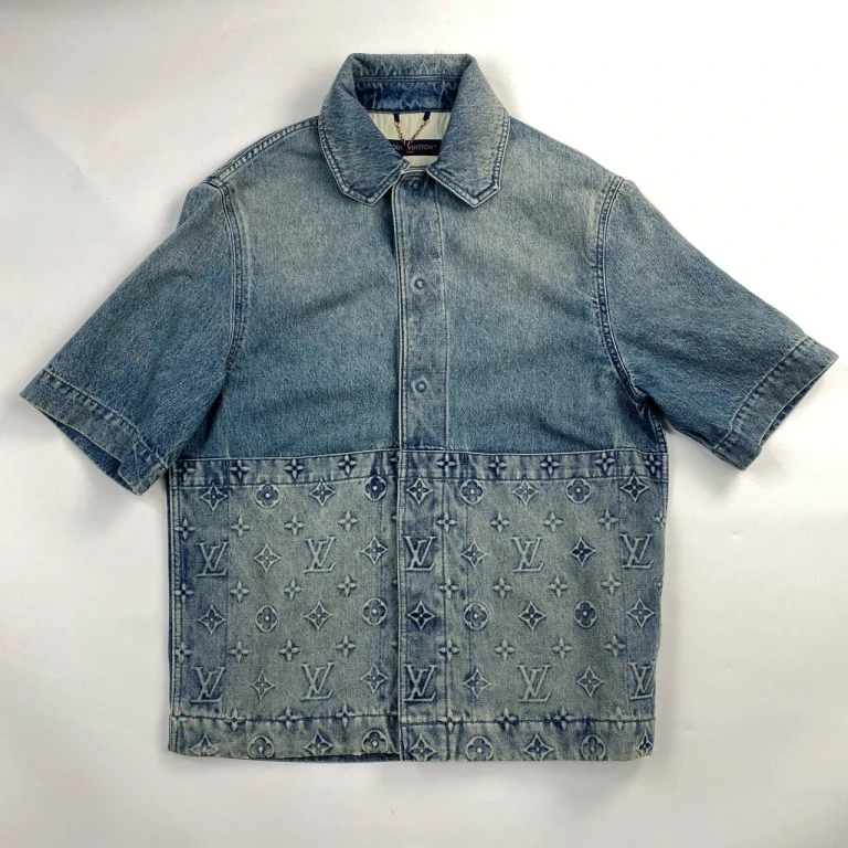 全新未使用 LouisVuitton/路易威登 男/XS/牛仔衬衫/14800/JM6602
