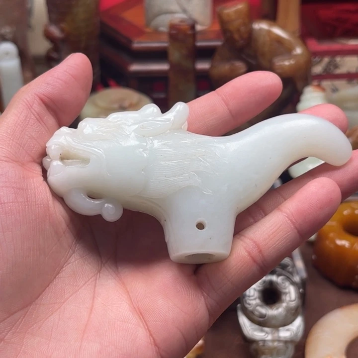 前***锦和田玉未镶嵌挂件