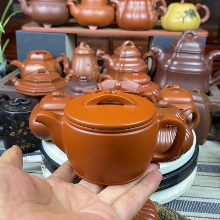 茶壶紫砂汉瓦120-200Cc原矿赵庄朱泥特价