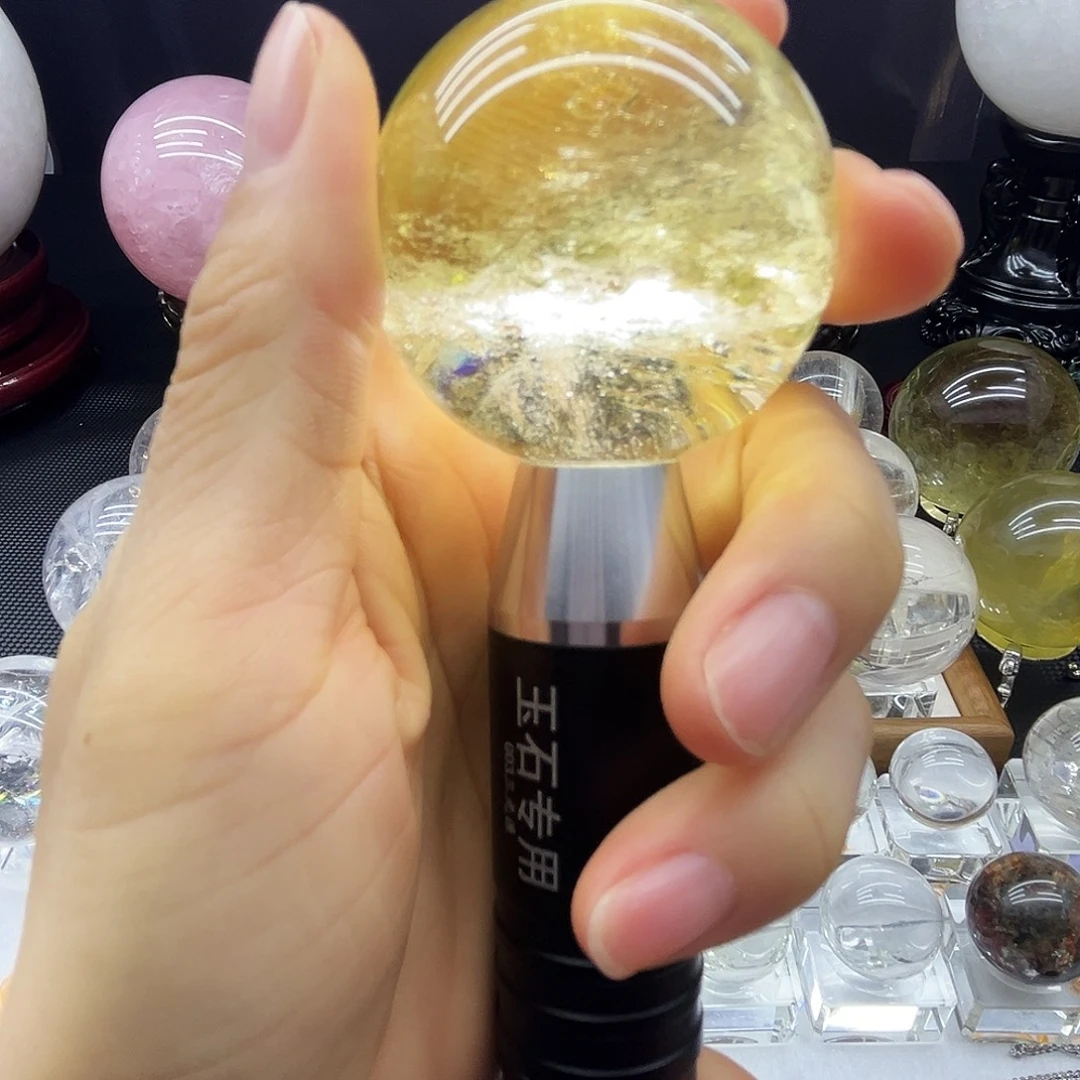 未镶嵌珠宝半成品水晶4.67公分