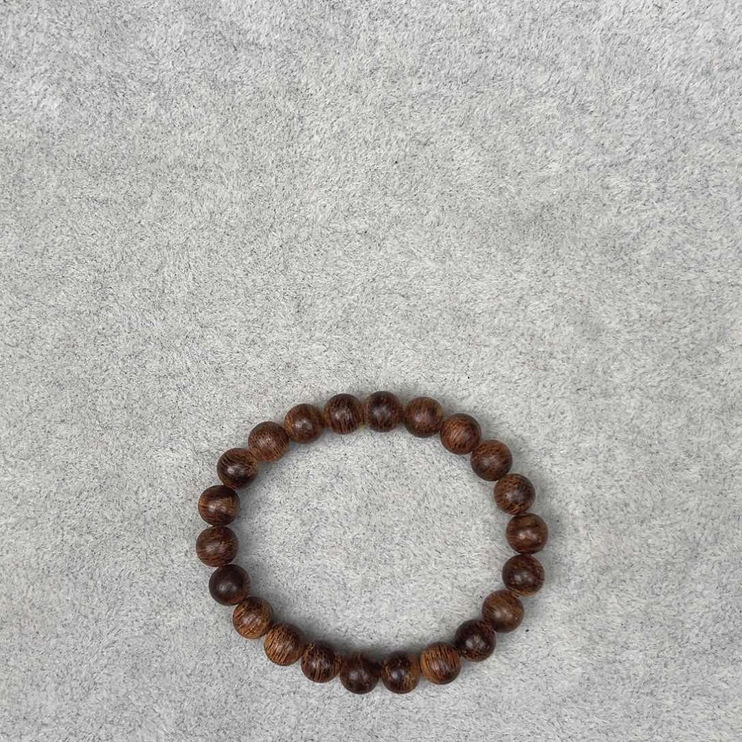 沉香手串0.8达拉干圆珠手串5.56克