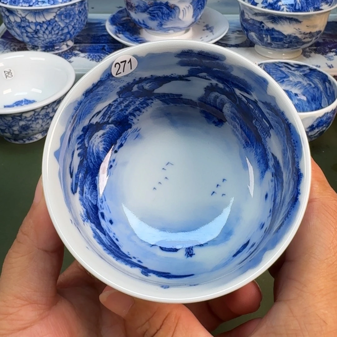 景德镇纯手绘茶具圆圆271
