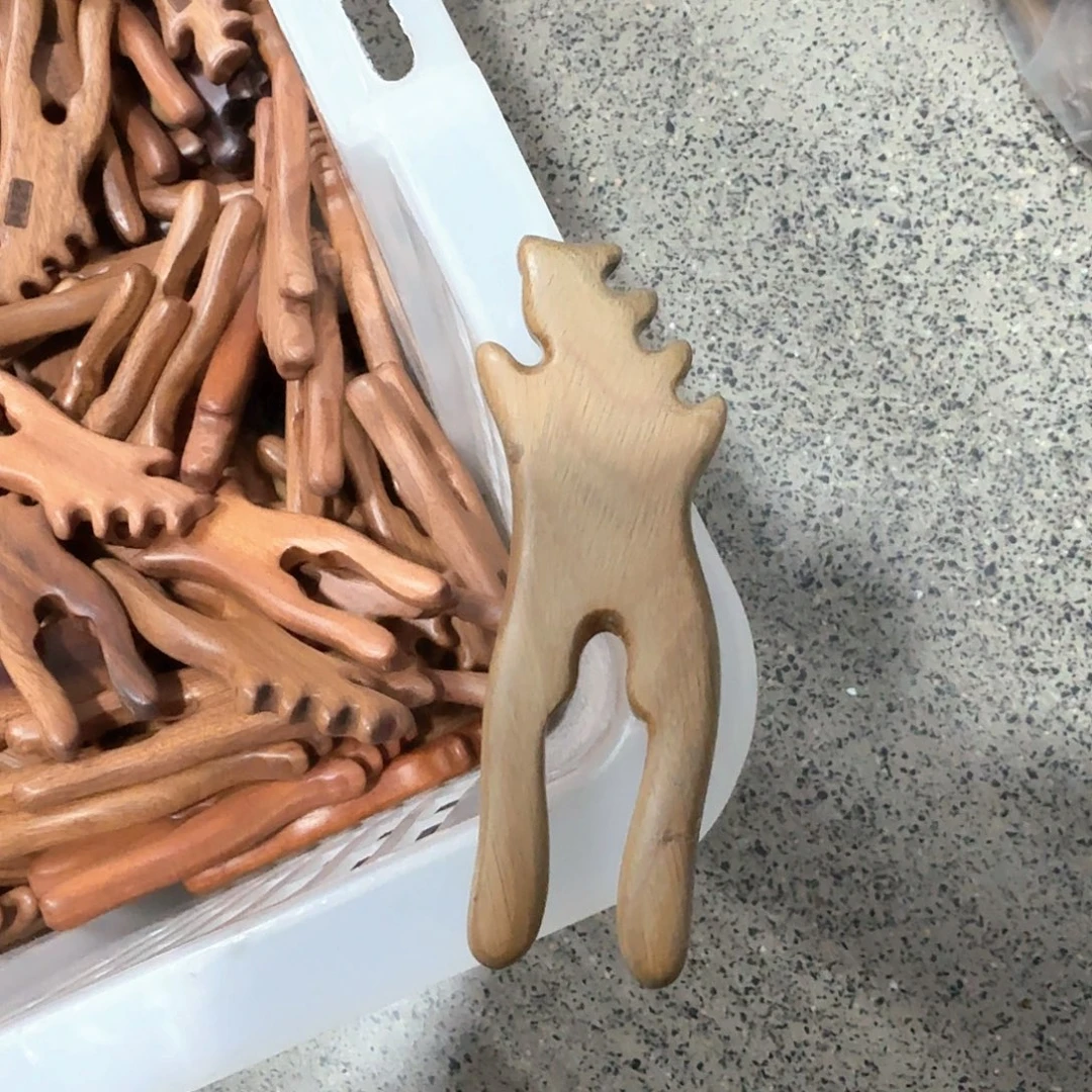 绿檀木耳朵放松工具微瑕疵