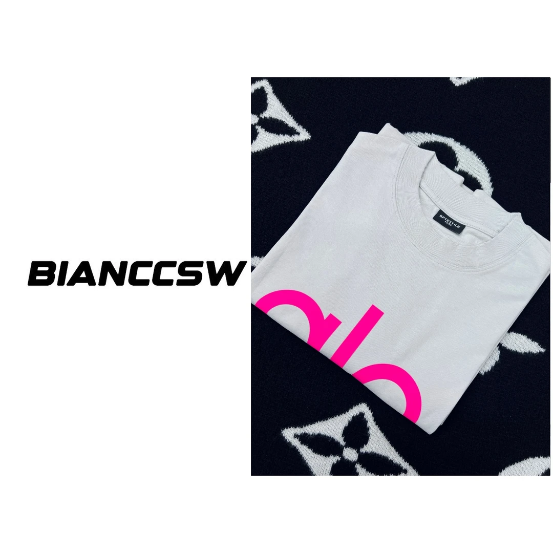 【撞色立体】高品质重磅做旧短袖T恤