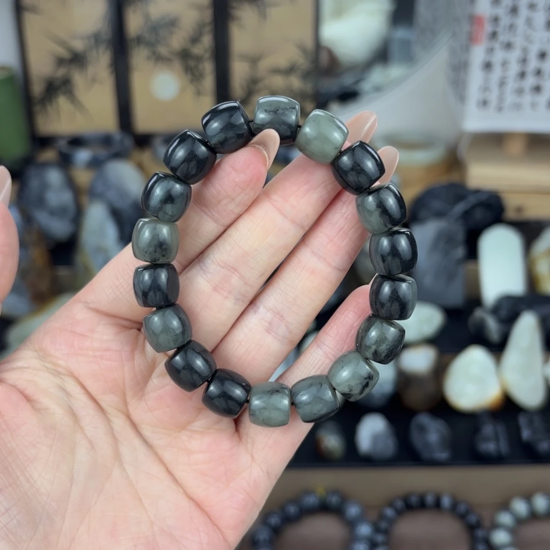 和田玉未镶嵌手链