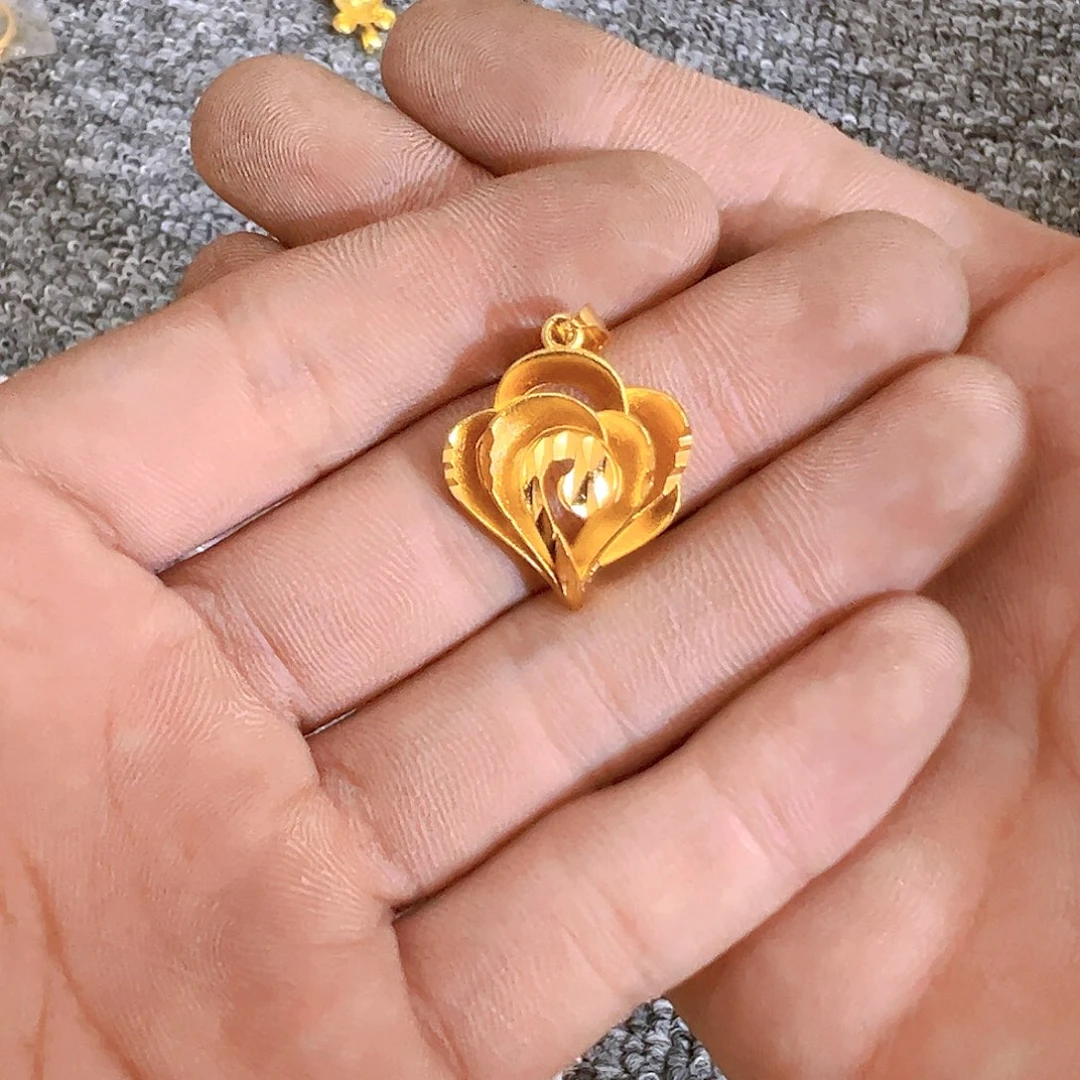 铜合金无爱心的吊坠