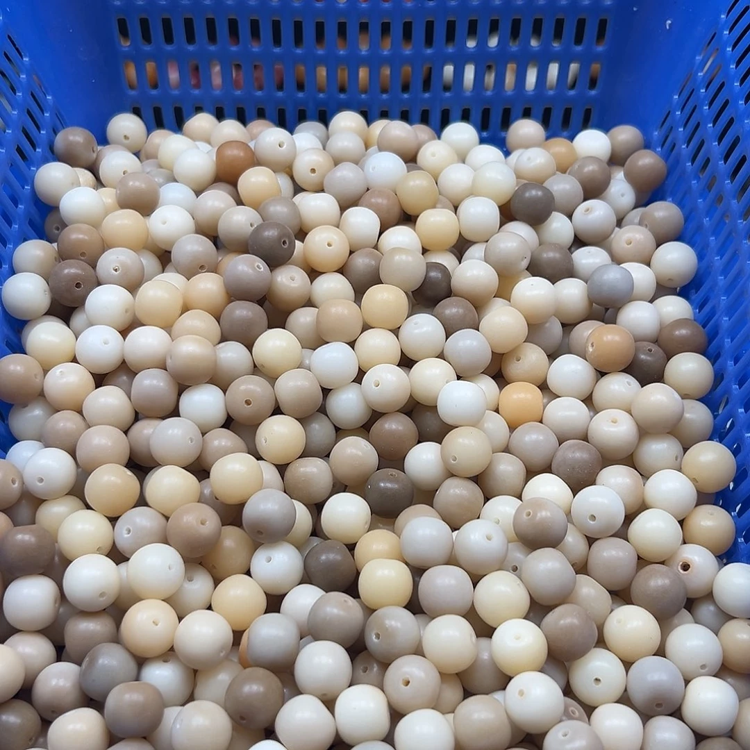 黄***颗手串菩提根/象牙果微瑕的14莫奈苹果1000颗