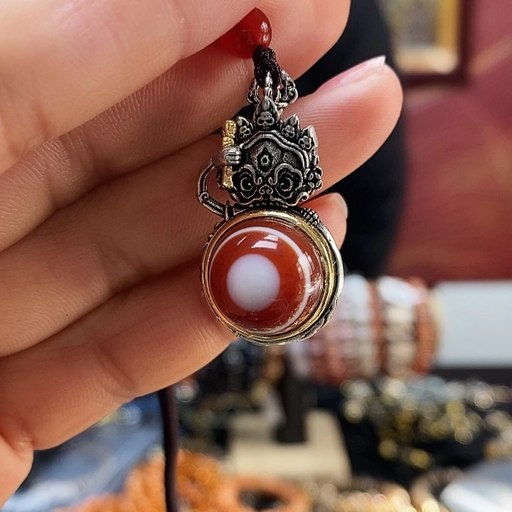 玛瑙/玉髓合金颈饰