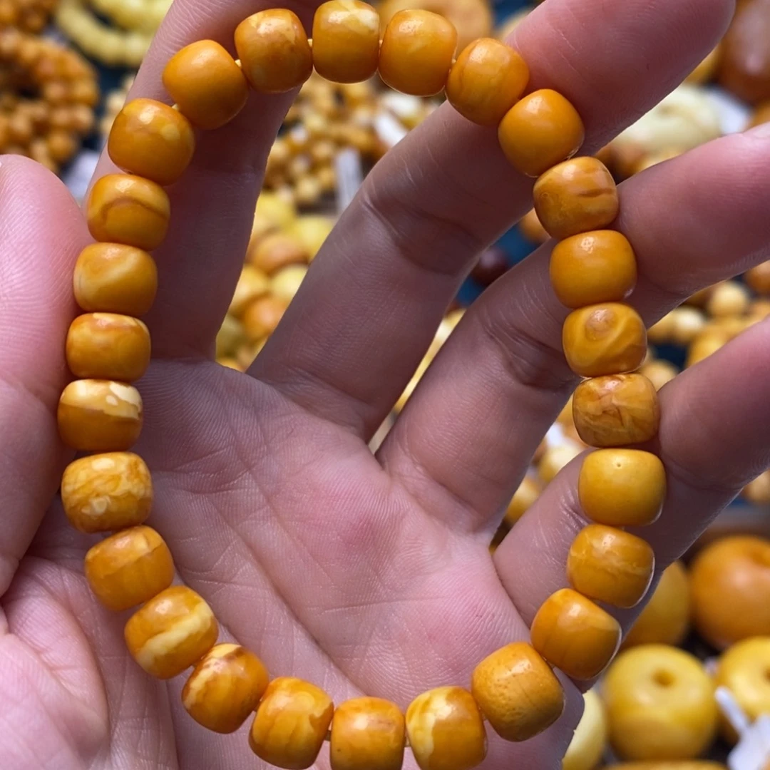 琥珀颈饰未镶嵌8.3加