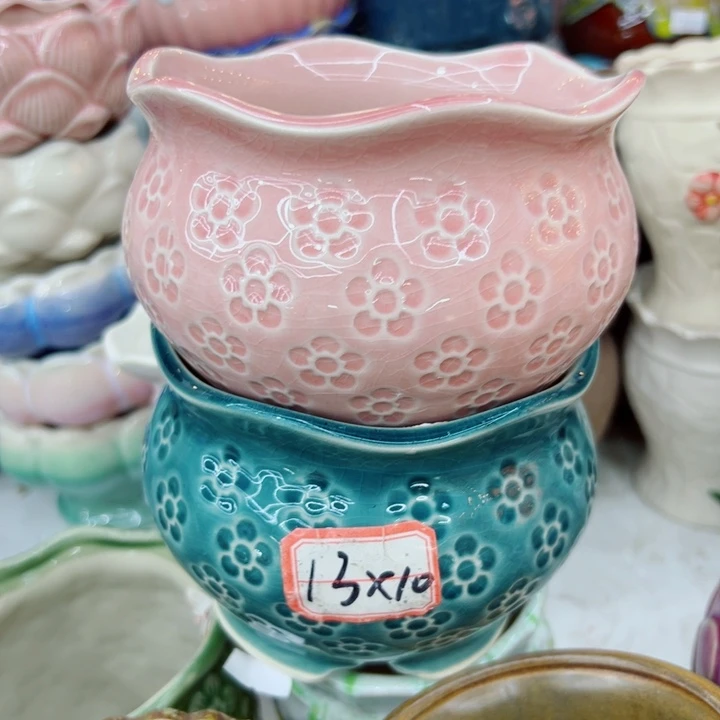 有孔，满10元发货多肉陶瓷花盆