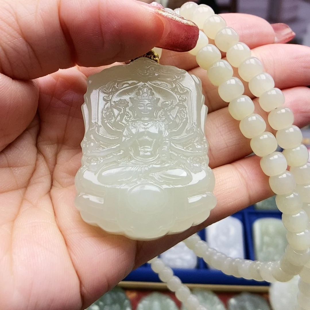 【闪购商品】和田玉颈饰未镶嵌签***?