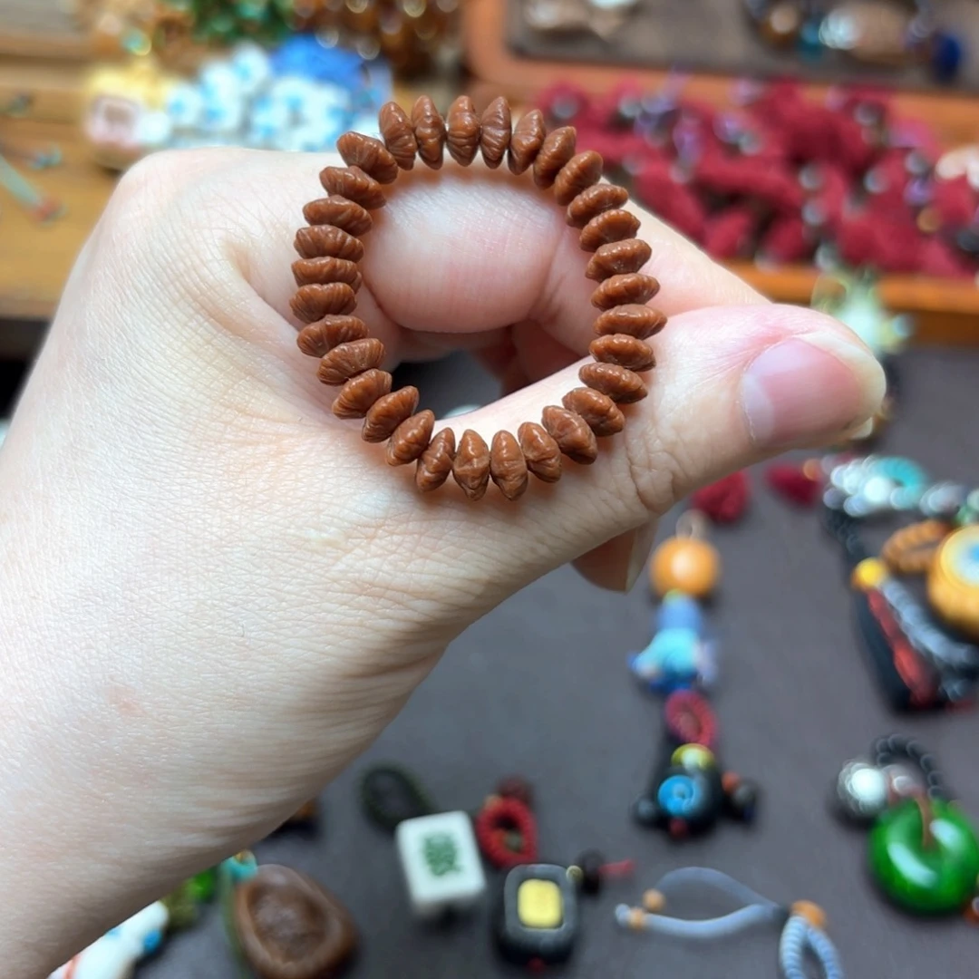 柏香籽/百香籽吊坠成品的素圈