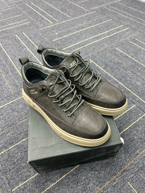 海秋冬内胆加绒男士休闲鞋08