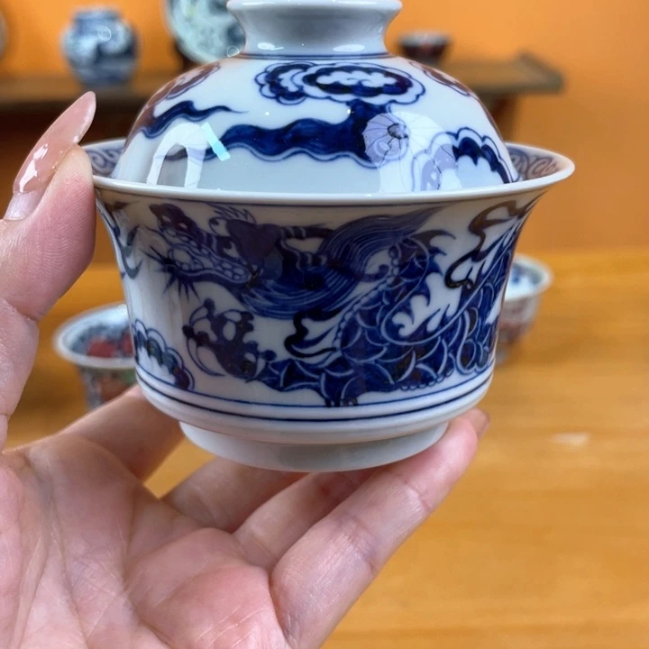 杯子景德镇手绘哈哈哈哈