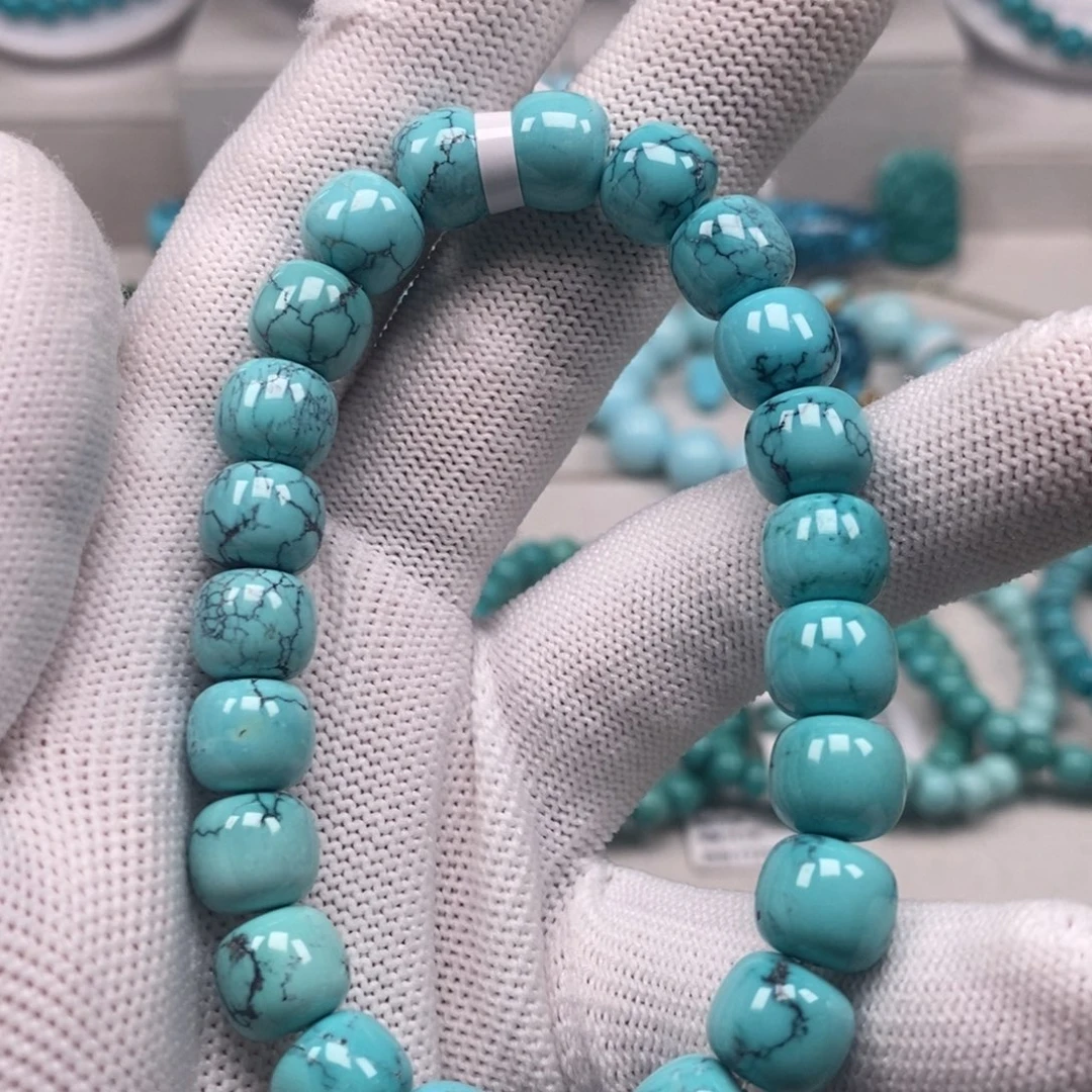 绿松石未镶嵌原矿纯干料绿松石