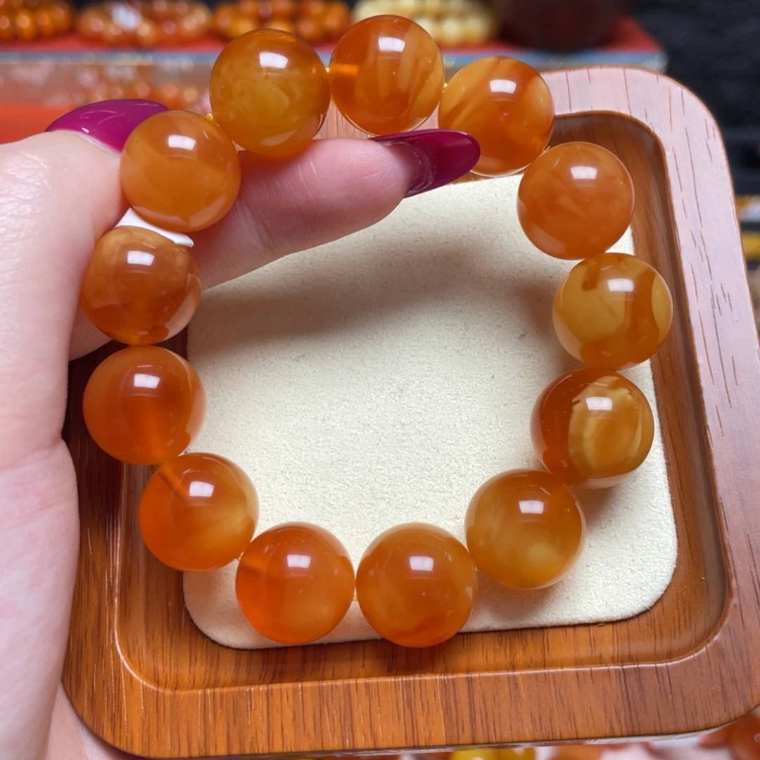 蜜蜡未镶嵌手链手串