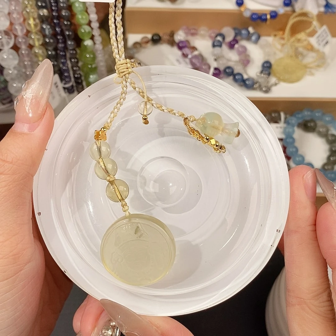 水晶手链未镶嵌小***了