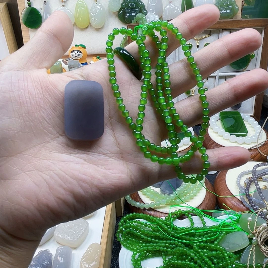 和田玉未镶嵌吊坠(不含链)