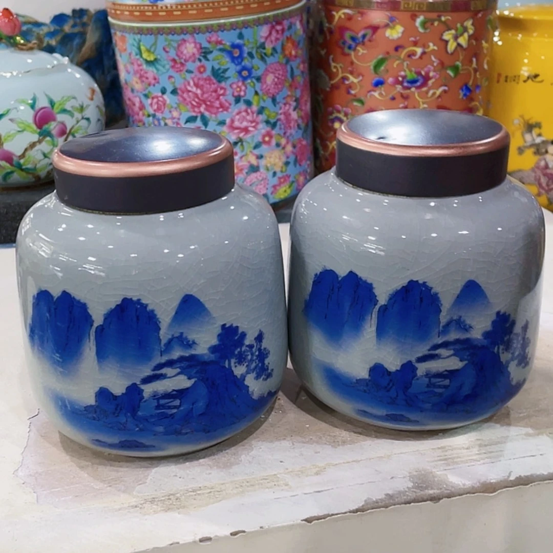【闪购商品】罐陶瓷茶叶罐密封罐