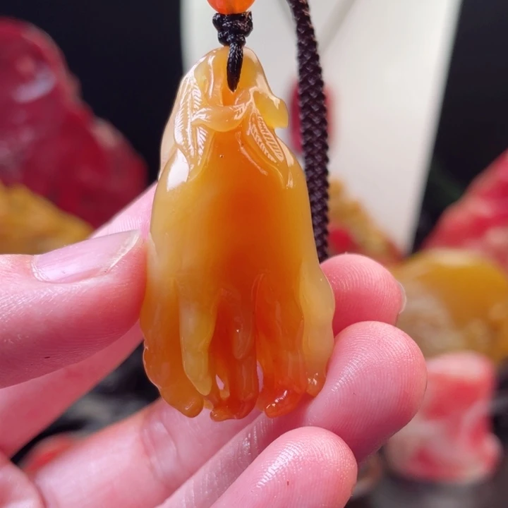 寿山石结晶地芙蓉