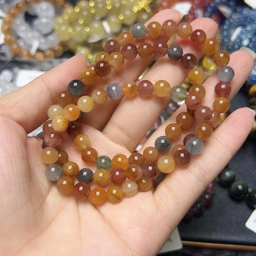 未镶嵌手链水晶多样性发一