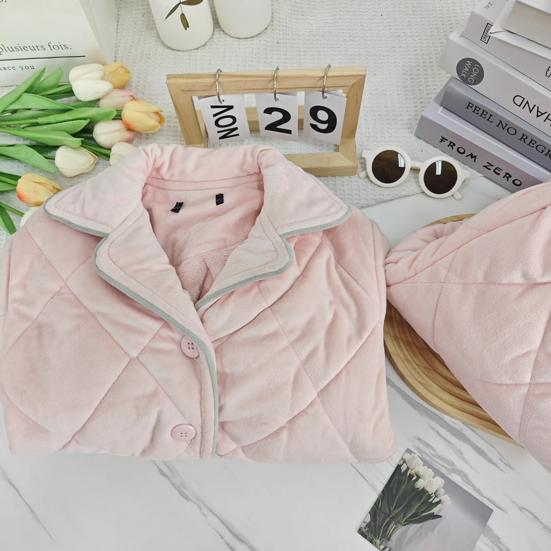 微瑕！不挑！儿童冬季加厚睡衣居家服套装   12261