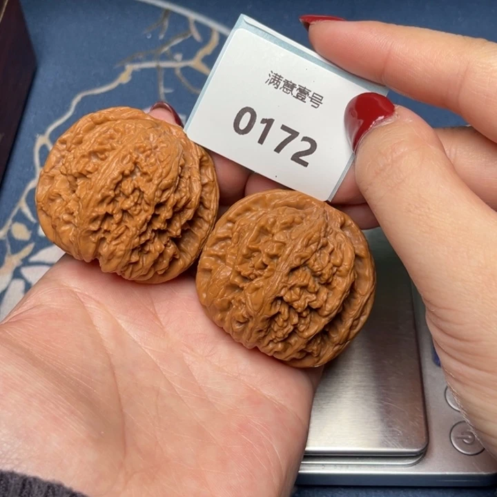 文玩核桃把件粗筋45