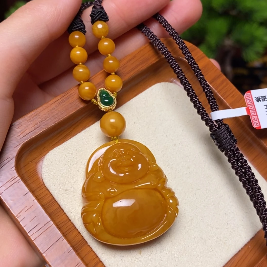 【闪购商品】蜜蜡颈饰未镶嵌项链