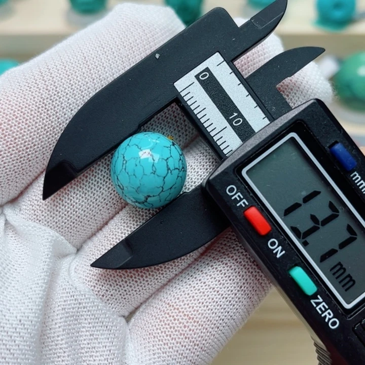 绿松石未镶嵌圆珠