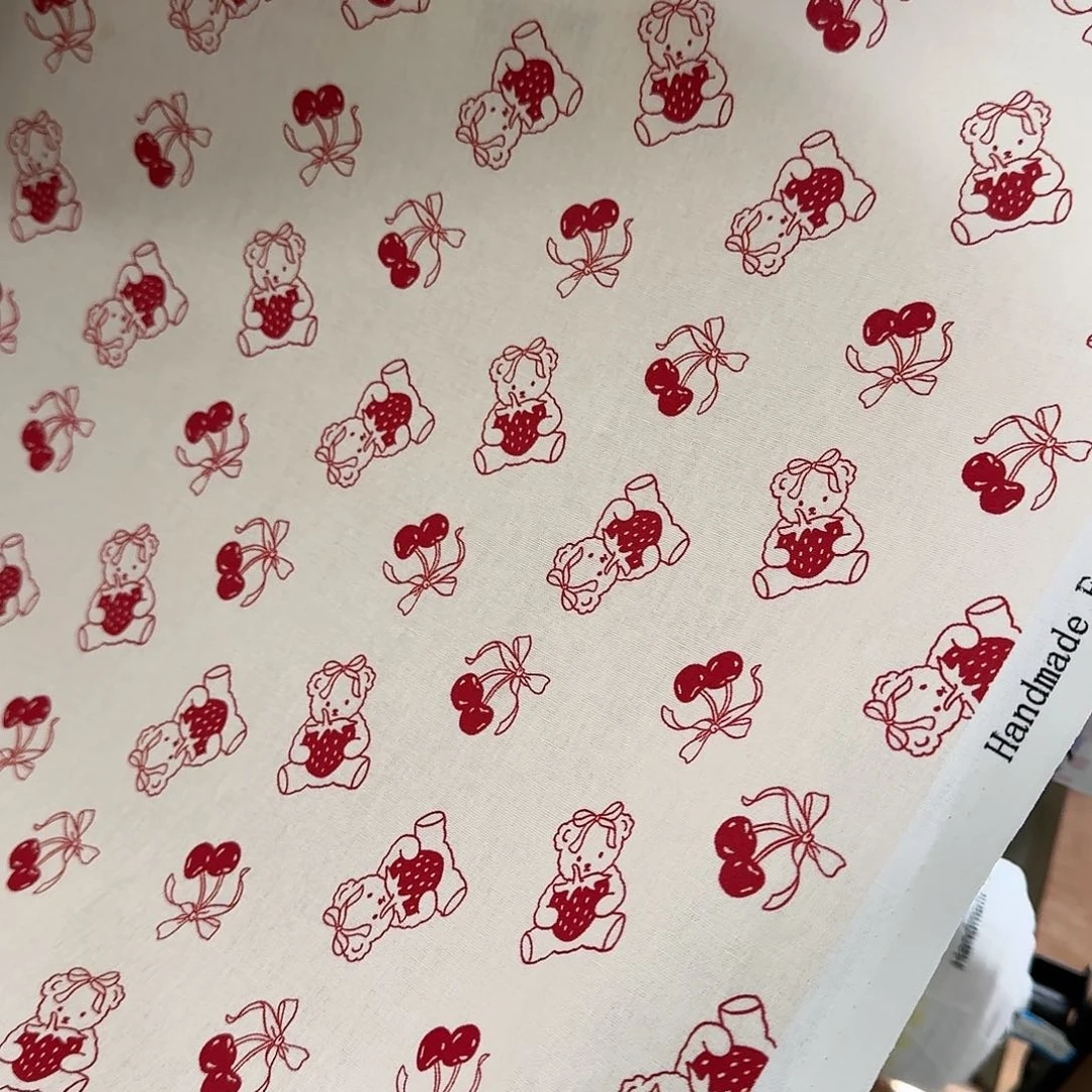 一米价纯棉平布1.1米宽果子布艺38