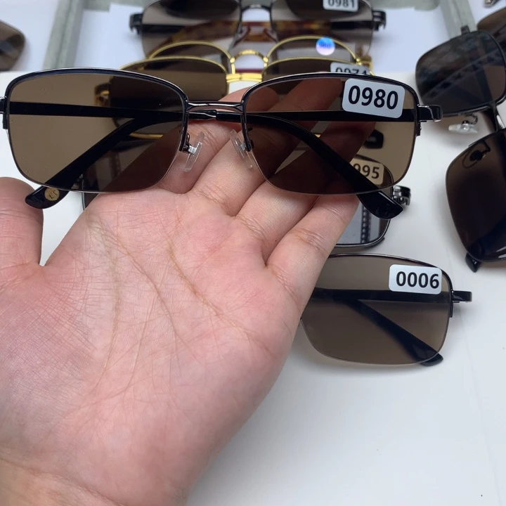 分体式半框茶水晶0980