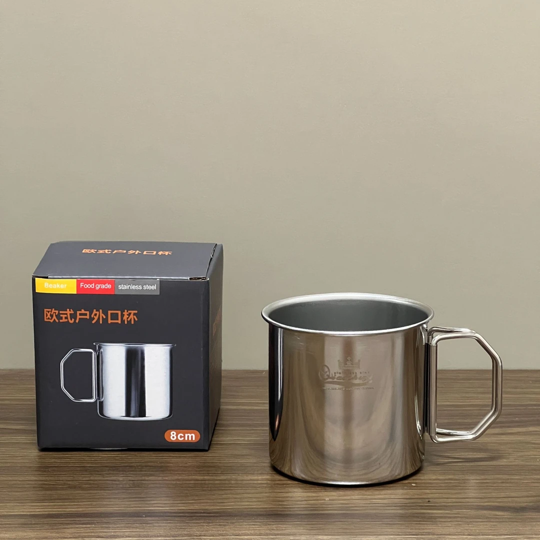 304不锈钢随手杯户外杯加厚防烫耐高温防摔家用喝水杯饮料杯