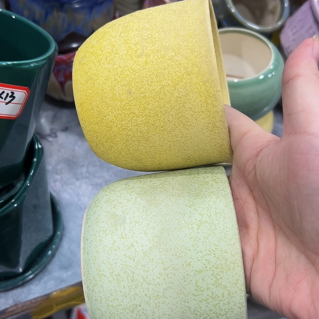 外贸尾单陶瓷花盆凑单10米包邮