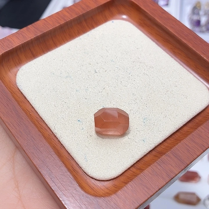 珠宝半成品水晶银S925镶嵌兔毛随型打孔定制不退换