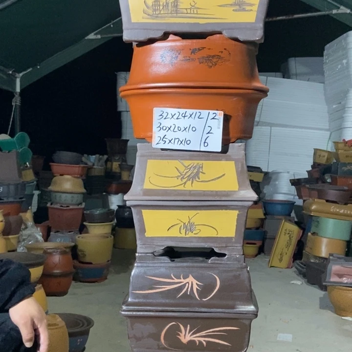 紫砂花盆紫砂紫砂